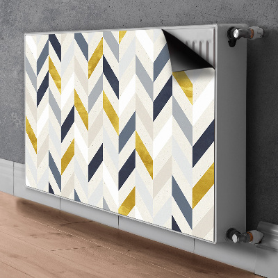 Capa magnética para radiador Linhas em espinha de peixe