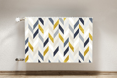 Capa magnética para radiador Linhas em espinha de peixe