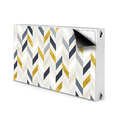 Capa magnética para radiador Linhas em espinha de peixe