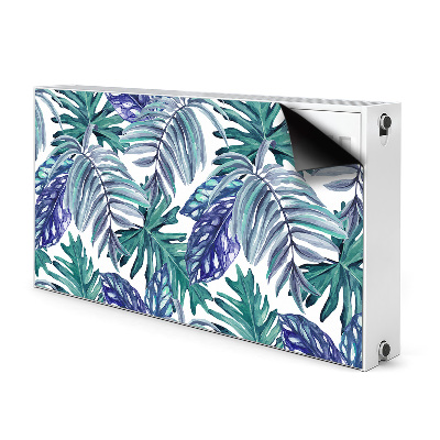 Cobertura magnética para radiador Folhas tropicais
