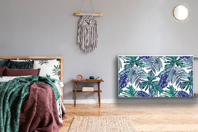 Cobertura magnética para radiador Folhas tropicais