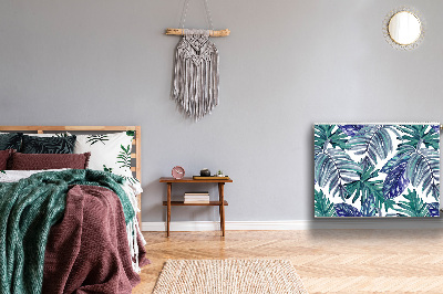 Cobertura magnética para radiador Folhas tropicais