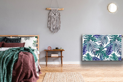 Cobertura magnética para radiador Folhas tropicais