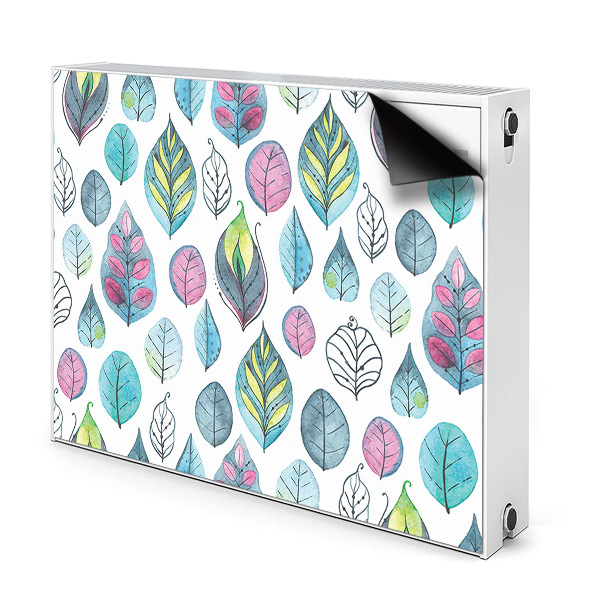 Cobertura magnética para radiador Folhas de desenho animado