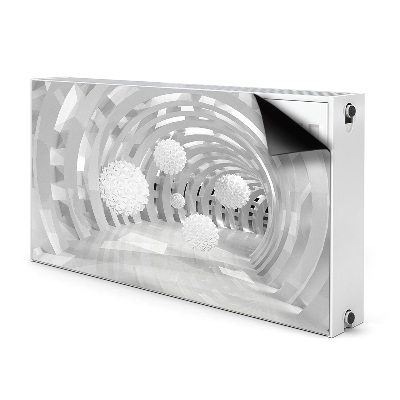 Capa magnética para radiador Túnel 3D abstrato