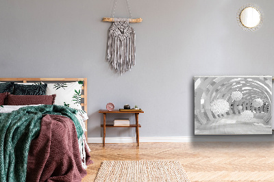 Capa magnética para radiador Túnel 3D abstrato