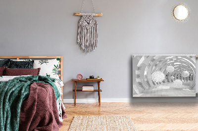 Capa magnética para radiador Túnel 3D abstrato