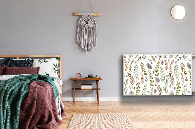 Capa magnética para radiador Folhas coloridas