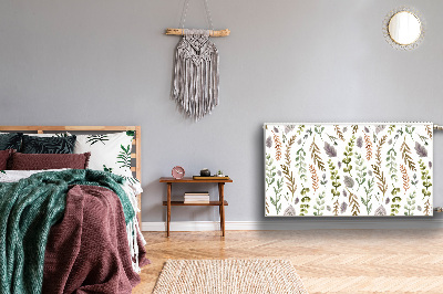 Capa magnética para radiador Folhas coloridas