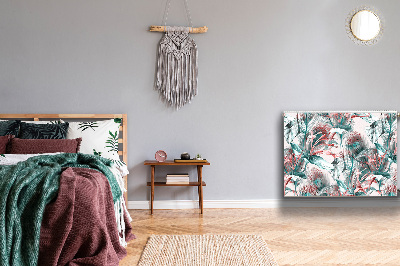 Cobertura magnética para radiador Desenho tropical