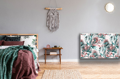 Cobertura magnética para radiador Desenho tropical