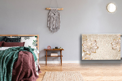 Cobertura magnética para radiador Gráficos florais