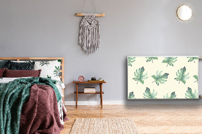 Cobertura magnética para radiador Folhas tropicais