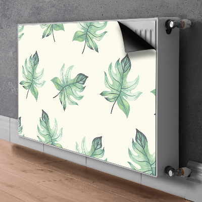 Cobertura magnética para radiador Folhas tropicais