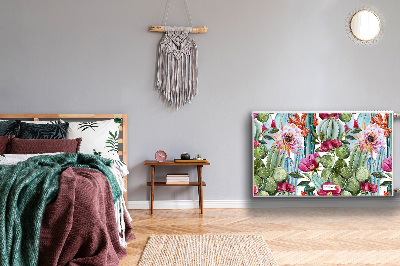 Capa magnética para radiador Cactos coloridos