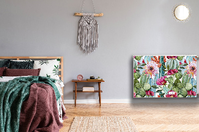 Capa magnética para radiador Cactos coloridos