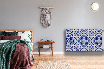 Capa magnética para radiador Azulejos azuis