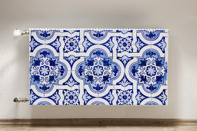 Capa magnética para radiador Azulejos azuis