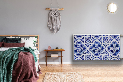 Capa magnética para radiador Azulejos azuis