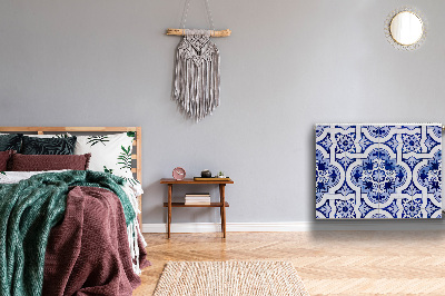 Capa magnética para radiador Azulejos azuis