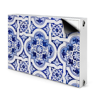 Capa magnética para radiador Azulejos azuis