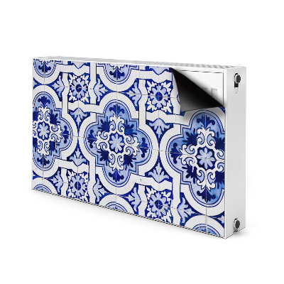 Capa magnética para radiador Azulejos azuis
