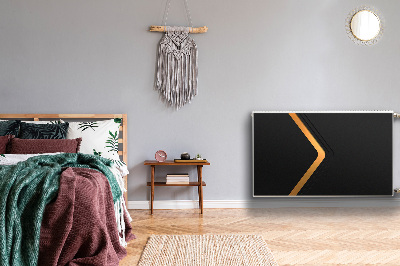 Capa magnética para radiador Gráficos pretos elegantes