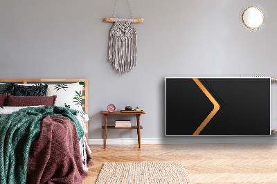 Capa magnética para radiador Gráficos pretos elegantes