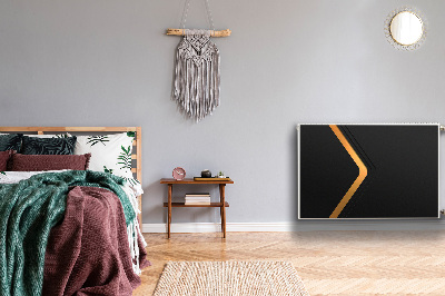 Capa magnética para radiador Gráficos pretos elegantes