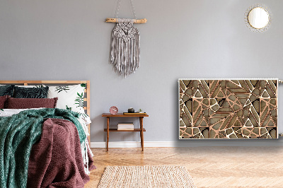 Capa magnética para radiador Malha de cobre de madeira