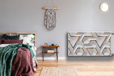 Cobertura magnética para radiador Padrão 3D moderno