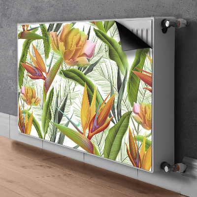 Cobertura magnética para radiador Plantas tropicais