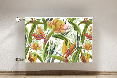 Cobertura magnética para radiador Plantas tropicais