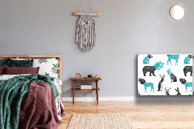 Cobertura magnética para radiador Animais