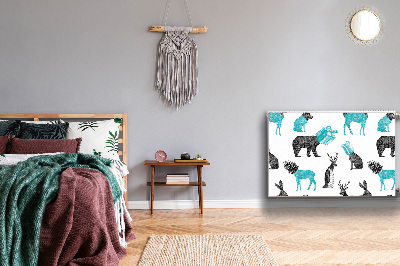 Cobertura magnética para radiador Animais