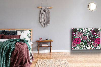 Capa magnética para radiador Flores vintage