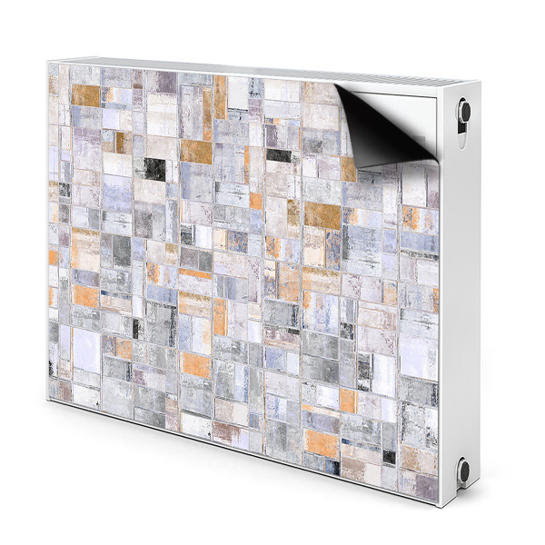 Cobertura magnética para radiador Azulejos coloridos