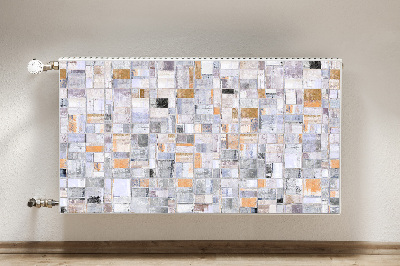 Cobertura magnética para radiador Azulejos coloridos