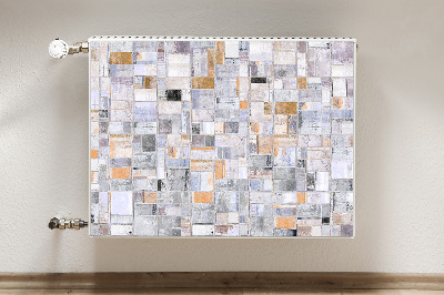 Cobertura magnética para radiador Azulejos coloridos