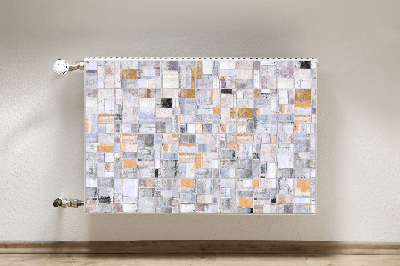 Cobertura magnética para radiador Azulejos coloridos