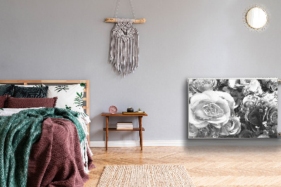 Capa magnética para radiador Rosas retrô