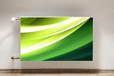 Capa magnética para radiador Abstração verde