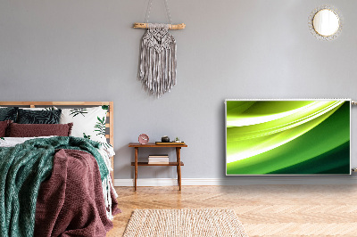 Capa magnética para radiador Abstração verde