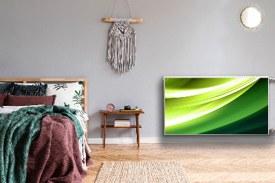 Capa magnética para radiador Abstração verde