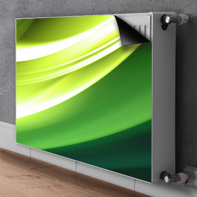 Capa magnética para radiador Abstração verde