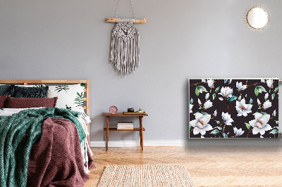 Cobertura magnética para radiador Flores pintadas