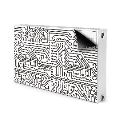 Capa magnética para radiador Circuito integrado