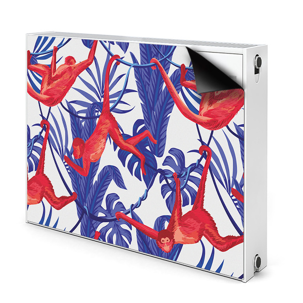 Capa magnética para radiador Abstração de macacos