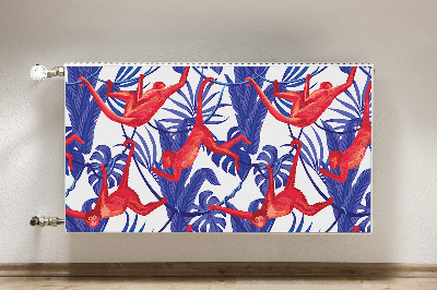 Capa magnética para radiador Abstração de macacos