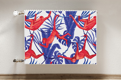 Capa magnética para radiador Abstração de macacos